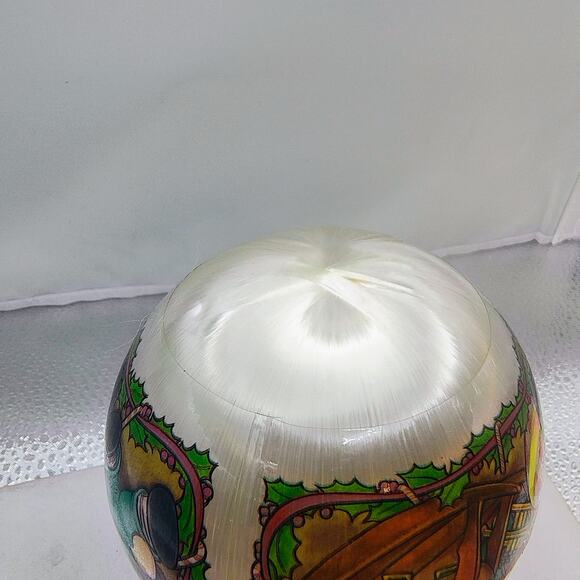 Raggedy Ann & Andy Christmas Silk Wrapped Ornament Ball Vintage Holiday Decor - Picture 9 of 11